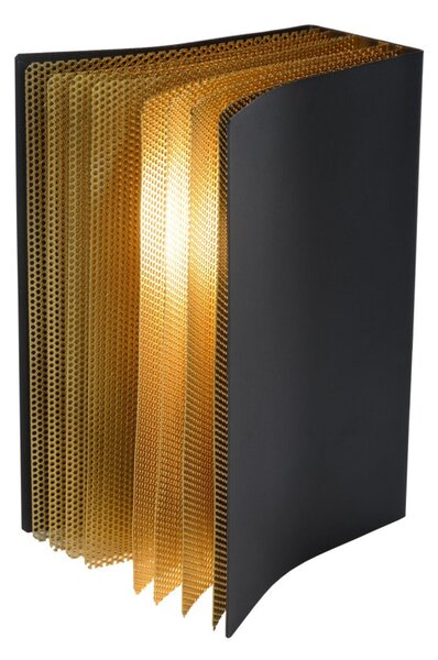 LUCIDE 78596/01/30 EXTRAVAGANZA LIVRET Lampička E14 1x40W černá, zlatá