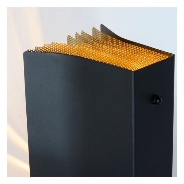 LUCIDE 78596/01/30 EXTRAVAGANZA LIVRET Lampička E14 1x40W černá, zlatá