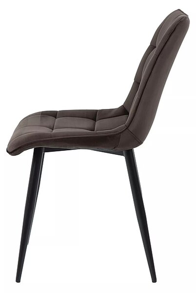 Jídelní židle Charlie (hnědá + černá). Akce -10%
