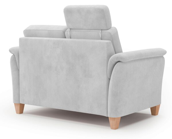 DVOUMÍSTNÁ POHOVKA, textil, barvy stříbra Sit & More - Pohovky, Online Only