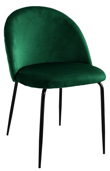 ViaDomo Via Domo - Židle Fiore - zelená - 78x50x54 cm