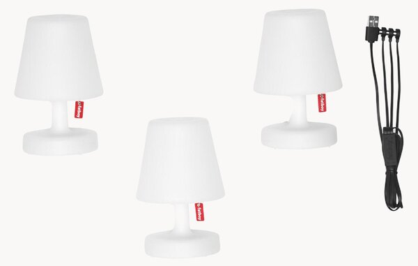 Sada přenosných exteriérových stolních lamp Edison the Mini, 3 díly