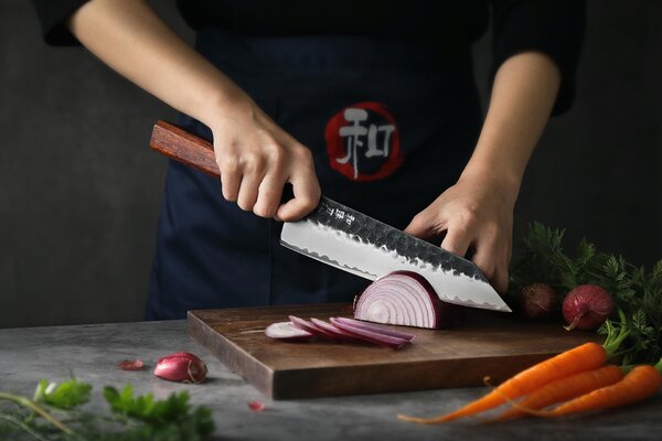 XinZuo Šéfkuchařský nůž HEZHEN PM8S 8,3"