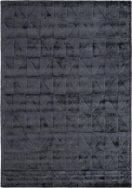 Nirmal Moderní kusový koberec Pyramid 3D černý Rozměr: 160x230 cm