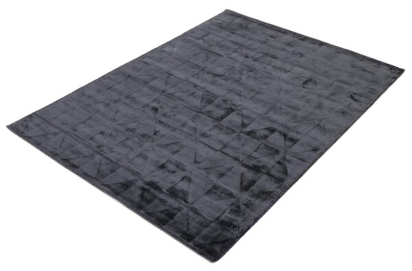 Nirmal Moderní kusový koberec Pyramid 3D černý Rozměr: 160x230 cm