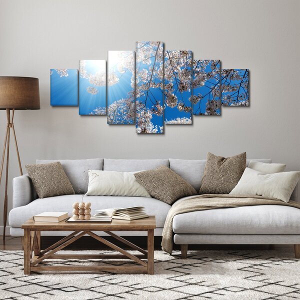 Obraz - Třešňové květy (210x100 cm)
