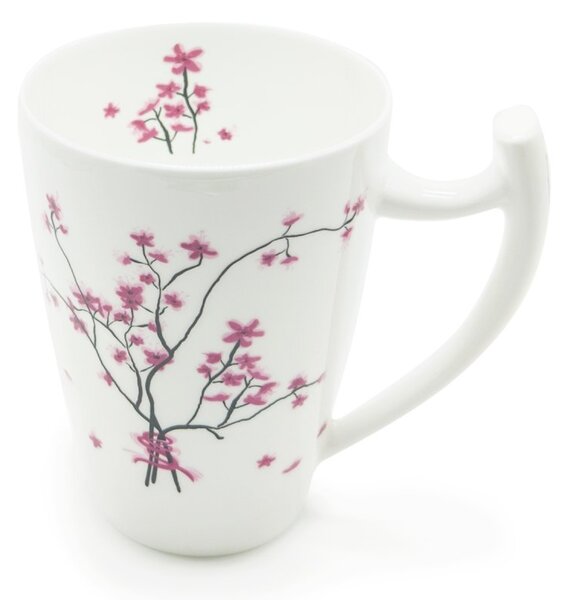 Porcelánový hrnek Tea Logic Sakura, Fine Bone China, květinový motiv, 500 ml