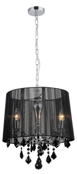 MDM-2572/3 BK ITALUX Cornelia glamour křišťálové závěsné svítidlo 3X40W E14 IP20