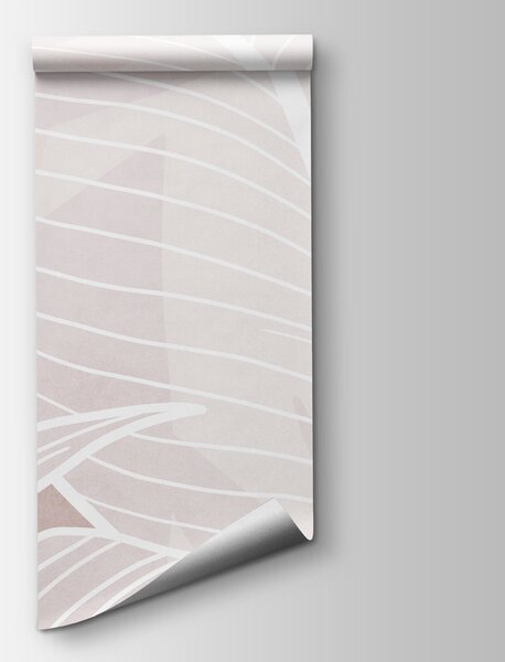 Fototapeta Bílé listy na růžovém pozadí, Přírodní fototapety, Populární fototapety, t00803v2 - Tapeko.co.cz