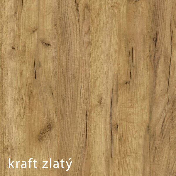 Antica K | TV stolek A15 | 162 cm | kraft zlatý