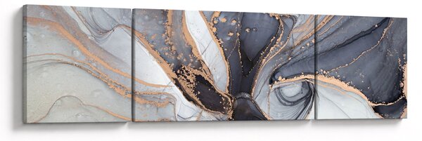 Obraz - Šedý mramor (170x50 cm)