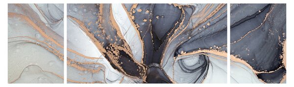 Obraz - Šedý mramor (170x50 cm)