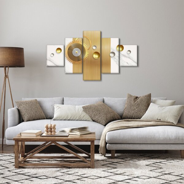 Obraz - Perly na mramoru (125x70 cm)