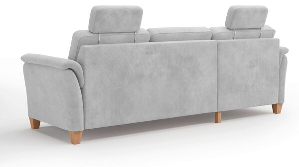 ROHOVÁ SEDAČKA, textil, barvy stříbra Sit & More - Sedací soupravy, Online Only