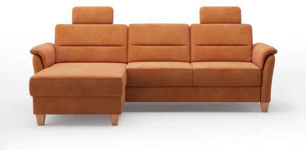 ROHOVÁ SEDAČKA, textil, terracotta Sit & More - Sedací soupravy, Online Only