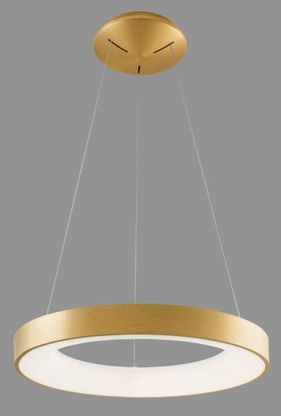 Italux 5304-840RP-GD-3 LED závesný luster Giulia D480mm 40W/2200lm 3000K zlatá, bílá