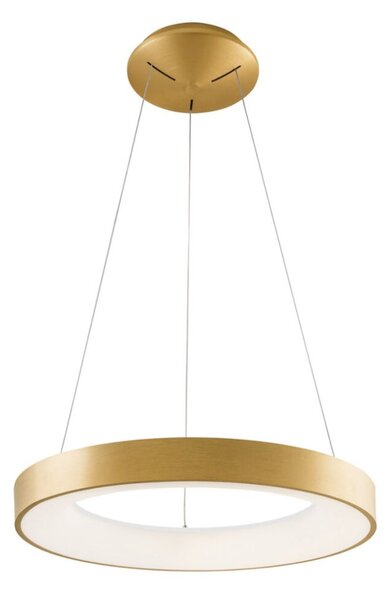 Italux 5304-840RP-GD-3 LED závesný luster Giulia D480mm 40W/2200lm 3000K zlatá, bílá