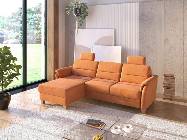ROHOVÁ SEDAČKA, textil, terracotta Sit & More - Sedací soupravy, Online Only