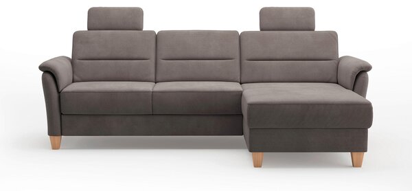 ROHOVÁ SEDAČKA, textil, tmavě hnědá Sit & More - Sedací soupravy, Online Only