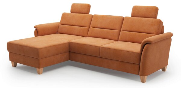 ROHOVÁ SEDAČKA, textil, terracotta Sit & More - Sedací soupravy, Online Only