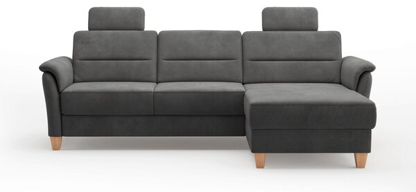 ROHOVÁ SEDAČKA, textil, černá Sit & More - Sedací soupravy, Online Only