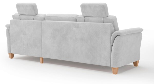 ROHOVÁ SEDAČKA, textil, barvy stříbra Sit & More - Sedací soupravy, Online Only