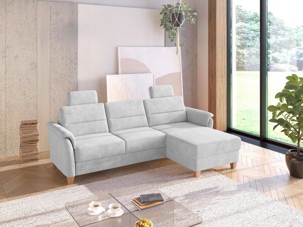 ROHOVÁ SEDAČKA, textil, barvy stříbra Sit & More - Sedací soupravy, Online Only
