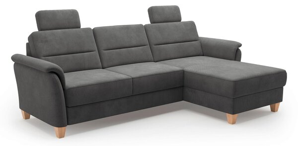 ROHOVÁ SEDAČKA, textil, černá Sit & More - Sedací soupravy, Online Only