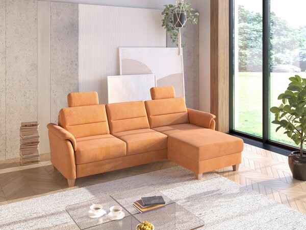 ROHOVÁ SEDAČKA, textil, terracotta Sit & More - Sedací soupravy, Online Only
