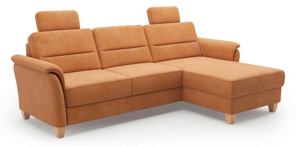 ROHOVÁ SEDAČKA, textil, terracotta Sit & More - Sedací soupravy, Online Only