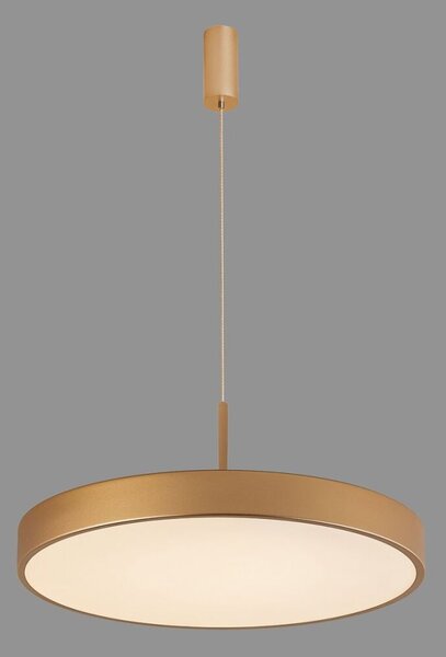 Italux 5361-860RP-GD-3 LED závěsné svítidlo Orbital D600mm 60W/3600lm 3000K zlatá, bílá