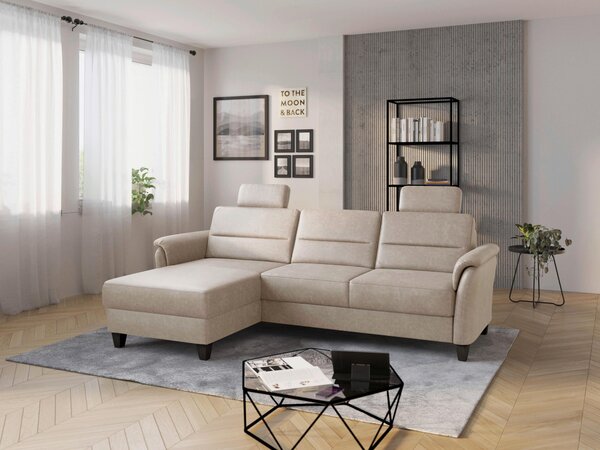 ROHOVÁ SEDAČKA, textil, béžová Sit & More - Sedací soupravy, Online Only