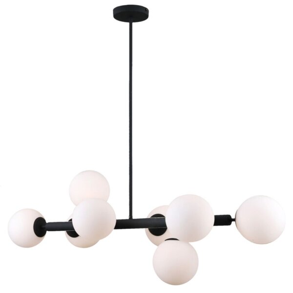 Italux PNS-5510-8-BK závěsné svítidlo Raddi 8x5W G9 černá, bílá