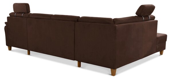 SEDACÍ SOUPRAVA, textil, tmavě hnědá Sit & More - Sedací soupravy, Online Only