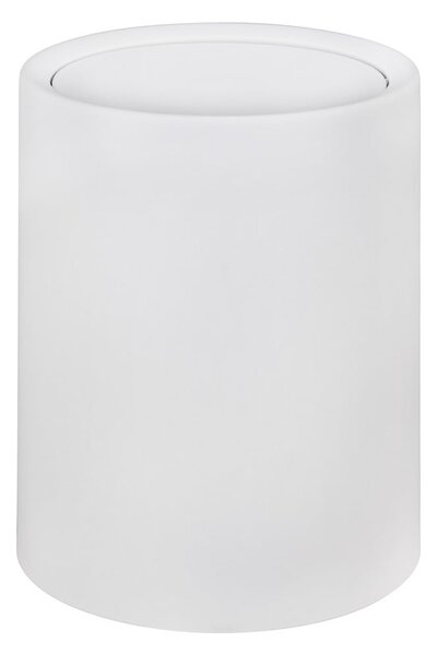 Bílý odpadkový koš Wenko Atri, 6 l