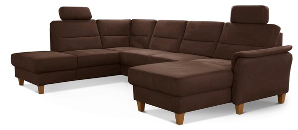 SEDACÍ SOUPRAVA, textil, tmavě hnědá Sit & More - Sedací soupravy, Online Only