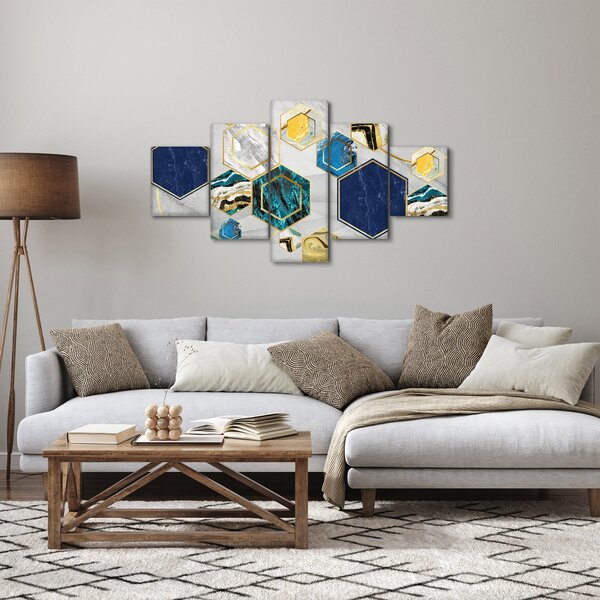 Obraz - Mramorová kompozice (125x70 cm)