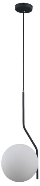 Italux PND-3300-1-BK závěsné svítidlo Carimi 1x5W E27 grafitová, bílá