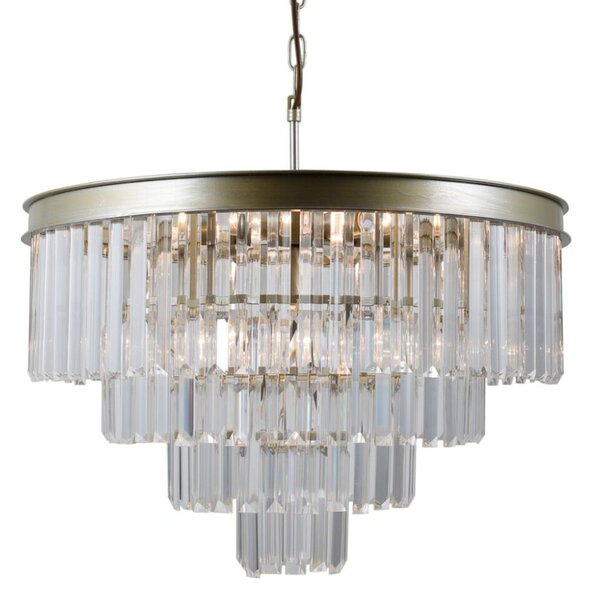Italux PND-44372-8-CHMP-GLD závěsné svítidlo Verdes D560mm 8x40W E14 champagne zlatá