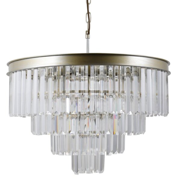 Italux PND-44372-8-CHMP-GLD závěsné svítidlo Verdes D560mm 8x40W E14 champagne zlatá