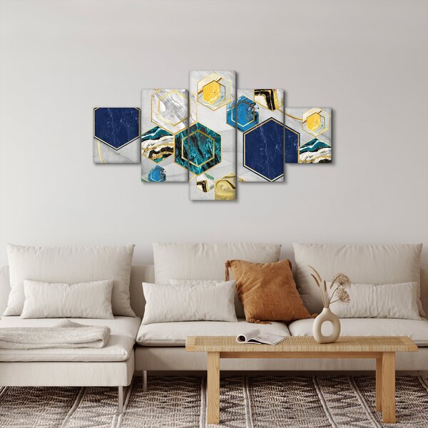 Obraz - Mramorová kompozice (125x70 cm)