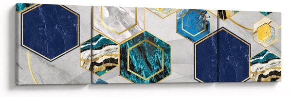 Obraz - Mramorová kompozice (170x50 cm)