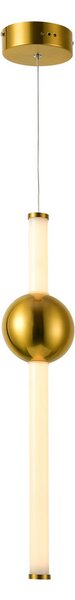ITALUX PND-16357-CA-1 Halling závěsné svítidlo LED D120mm 13,3W/1215lm 3000K měděná, bílá