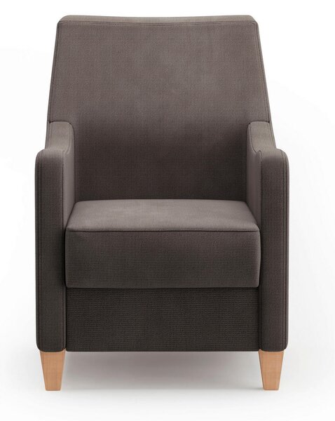 KŘESLO, textil, tmavě hnědá Sit & More - Online Only křesla & taburety, Online Only