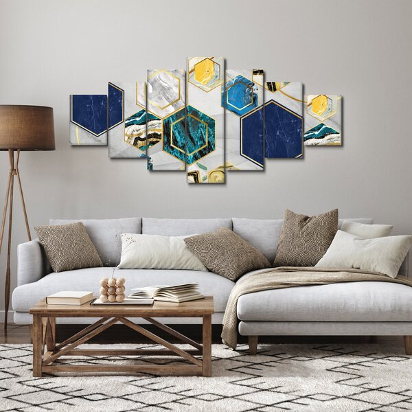 Obraz - Mramorová kompozice (210x100 cm)