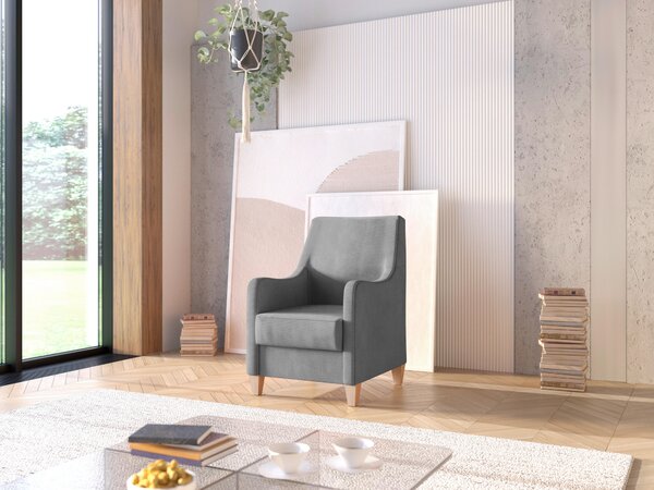 KŘESLO, textil, šedá Sit & More - Online Only křesla & taburety, Online Only