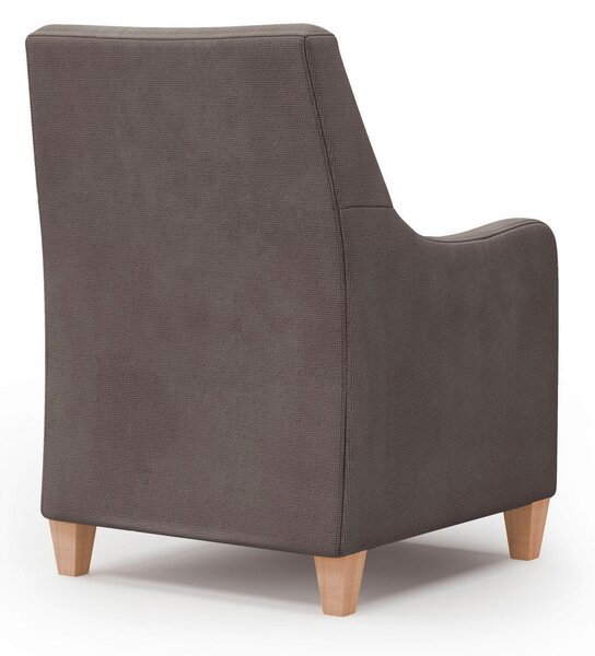 KŘESLO, textil, tmavě hnědá Sit & More - Online Only křesla & taburety, Online Only