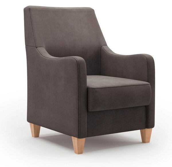 KŘESLO, textil, tmavě hnědá Sit & More - Online Only křesla & taburety, Online Only