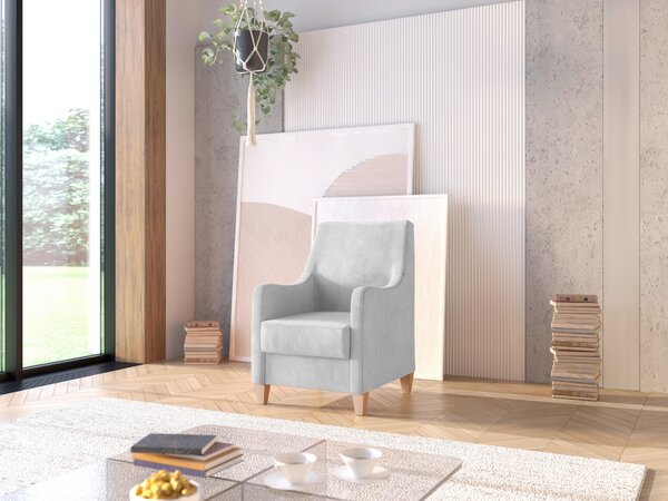 KŘESLO, textil, barvy stříbra Sit & More - Online Only křesla & taburety, Online Only