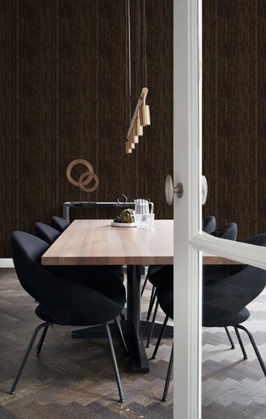 Vliesová tapeta tmavě hnědá imitace dřeva 347527, Matières - Wood, Origin